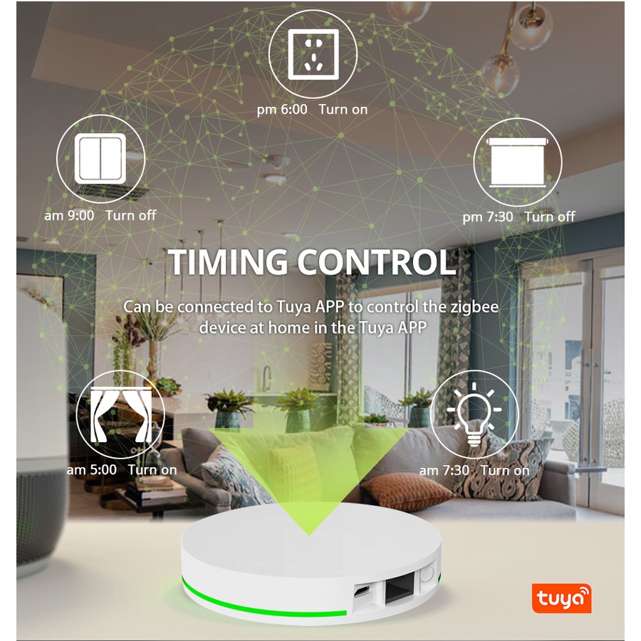 Trung tâm điều khiển nhà thông minh Zigbee Hub Zemismart tương thích Apple Homekit