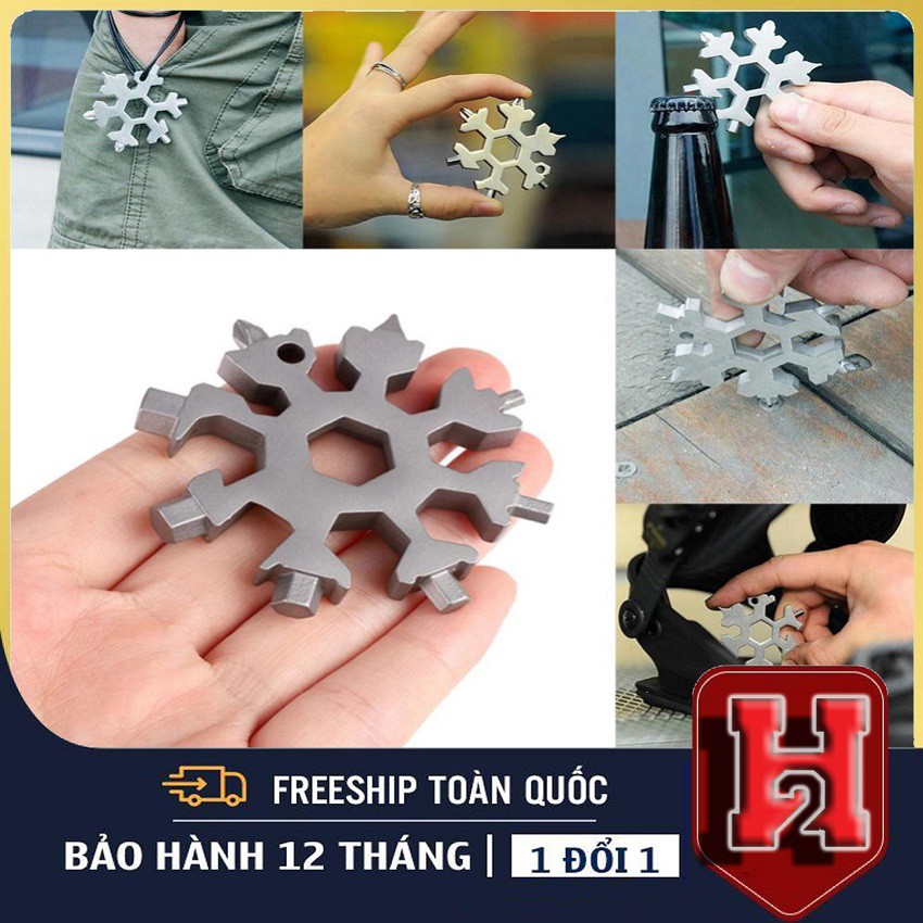 ❤️FREE SHIP❤️Cờ Lê Bông Tuyết Đa Năng, Cờ Lê Đa Năng 18 Trong 1, Chất Liệu Thép Cứng, Siêu Bền