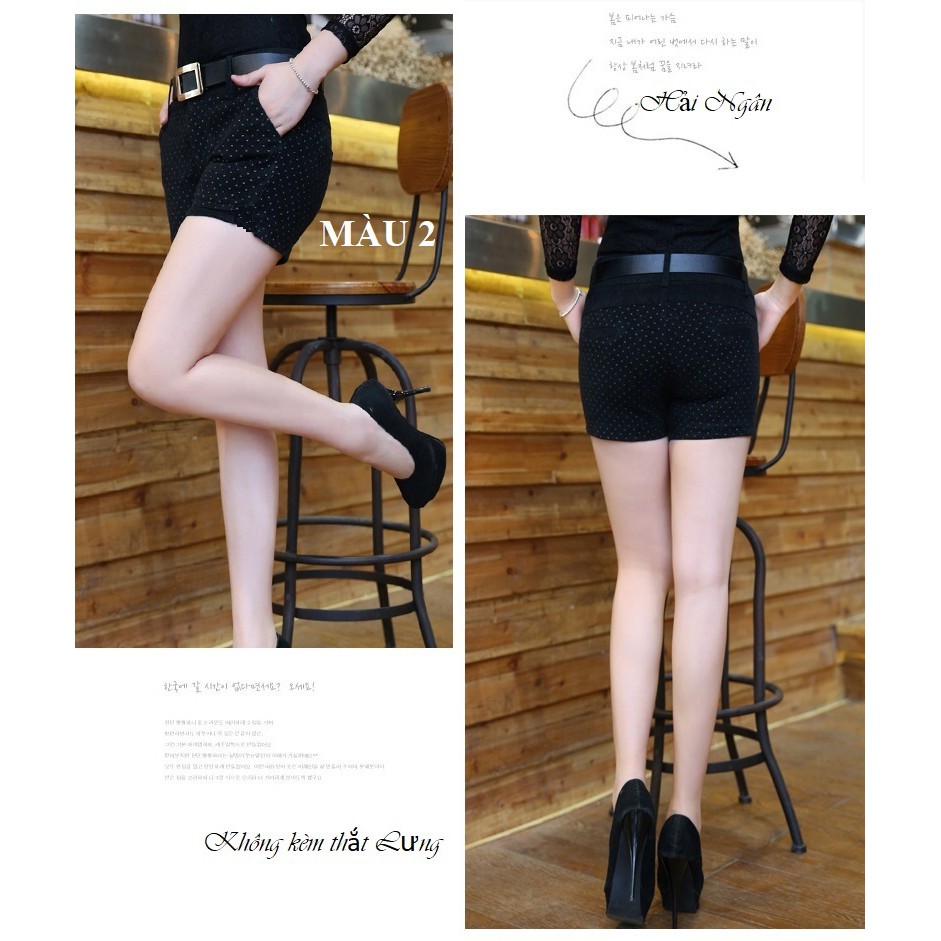 1 QUẦN SHORT NỮ KAKI THUN (KHÔNG KÈM THẮT LƯNG) CÒN SIZE S M