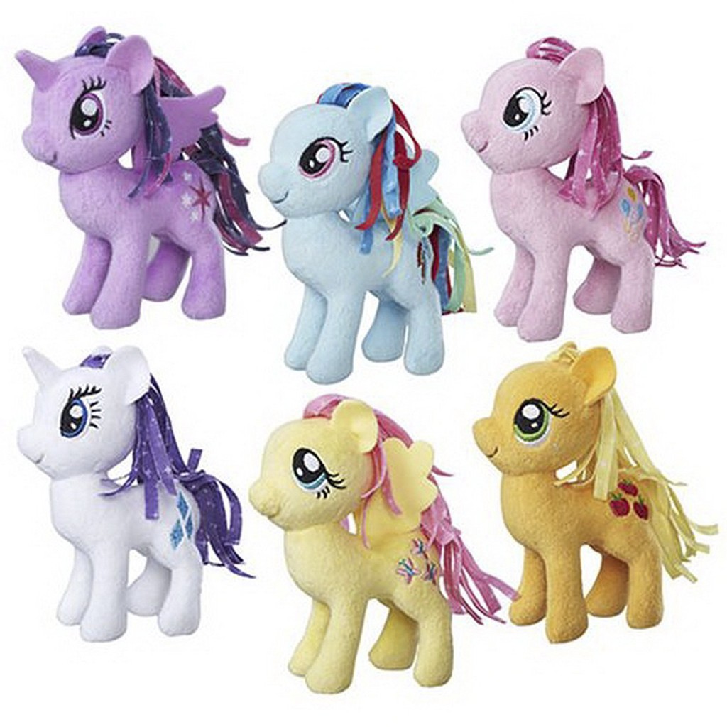 BỘ 6 CON THÚ BÔNG MY LITTLE PONY - CAO 10CM