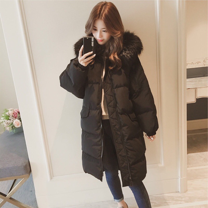 Áo phao dáng dài cao cấp