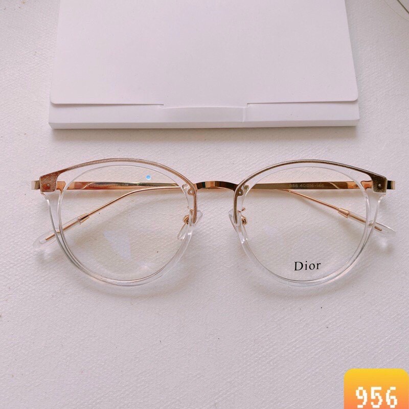 Gọng kính cận thời trang nữ cao cấp mắt tròn cá tính phong cách Ulzzang Hàn Quốc dễ đeo phối đồ thay được tròng cận 014