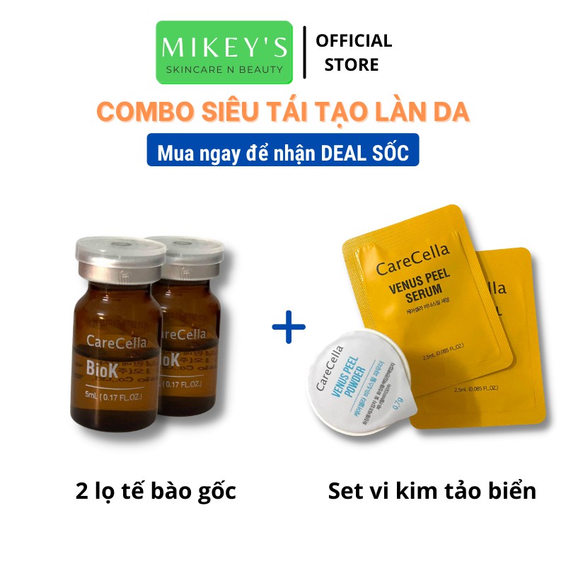 Tế bào gốc tái tạo da Carecella Bio K, trị mụn, thâm sẹo Hàn Quốc lọ 5 ml | BigBuy360 - bigbuy360.vn
