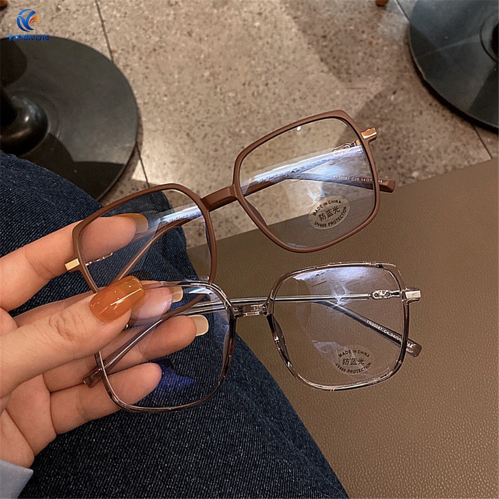 Kính Mát Gọng Lớn Màu Cà Phê Thời Trang Cho Nữ