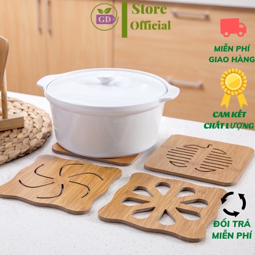 Miếng Lót Nồi Cách Nhiệt Gỗ Ép Hình Ngộ Nghĩnh, ĐA NĂNG ,Miếng Lót Nồi Bằng Gỗ Cách Nhiệt