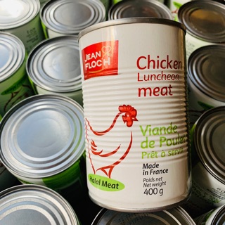 ( Date 2023) Pate thit gà Tây Chicken Luncheon Meat 400g của Pháp