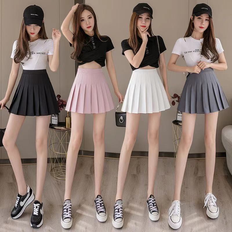 Chân Váy Chữ A Lưng Cao Phong Cách Hàn Quốc Size Xs-Xl