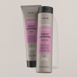 ✅[Lakme_chính hãng]  Combo Dầu Gội / Hấp Cho Tóc Màu Nhuộm Màu tím Lakme Teknia Ultral 300ML/250ML