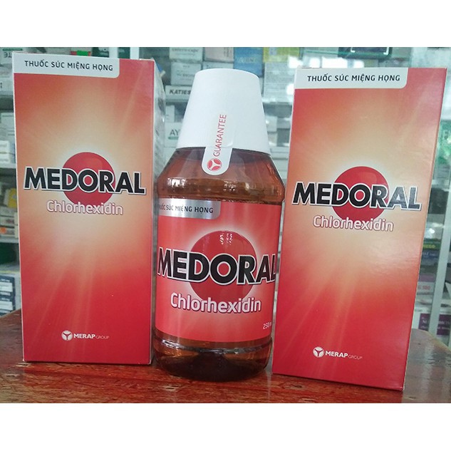 Nước súc miệng họng Medoral chai 250ml - Victory Pharmacy