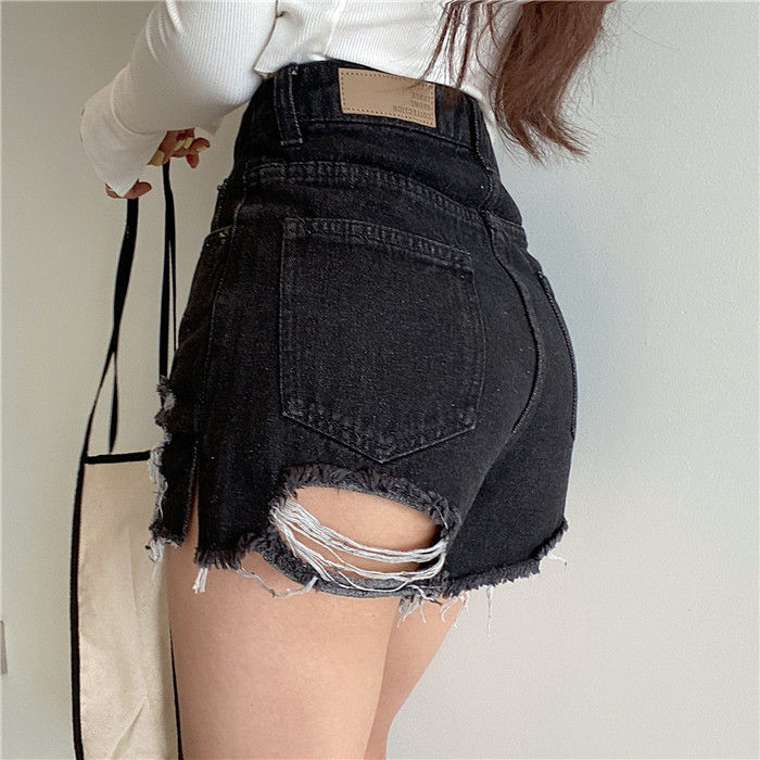 Quần Short Jeans Lưng Cao Cá Tính Cho Nữ | BigBuy360 - bigbuy360.vn