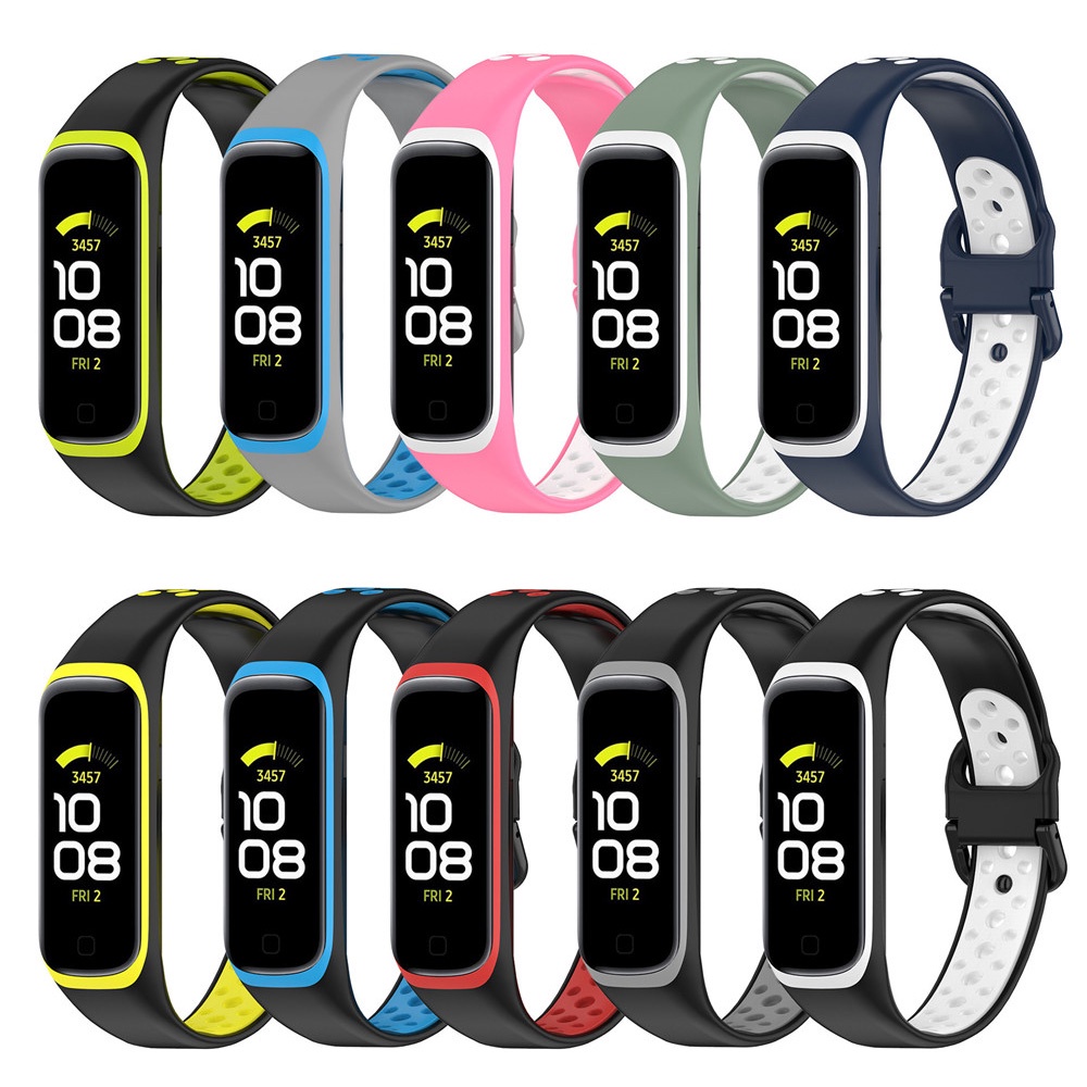 Dây đeo thay thế silicone thoáng khí cho đồng hồ thông minh Samsung Galaxy Fit 2 SM-R220