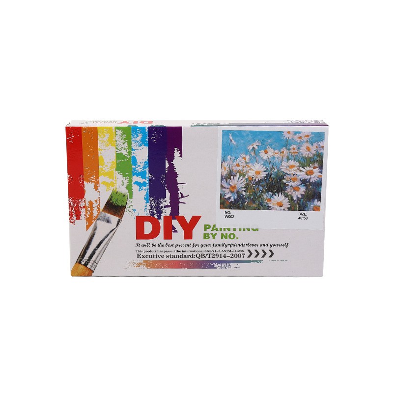 Tranh Vẽ Nghệ Thuật Diy 40x50 Họa Tiết Đơn Giản Hiện Đại