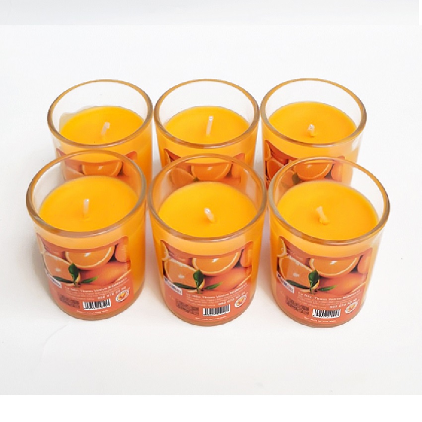 Hộp 6 ly nến thơm votive Miss Candle NQM0413 (10 mùi hương) trang trí và làm thơm phòng