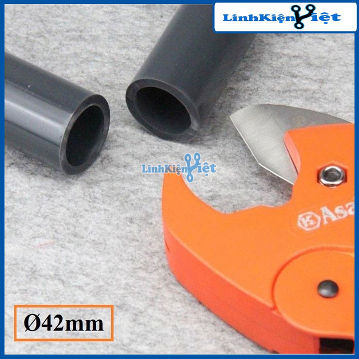 Kéo Cắt Ống Nhựa Asaki Sắc Bén Cắt Được Ống 42mm