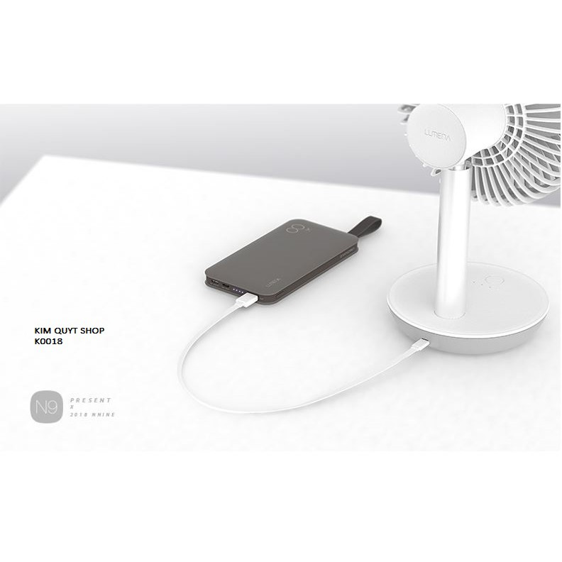 Pin 20h Quạt sạc để bàn Lumena N9-FAN STAND 2 | BigBuy360 - bigbuy360.vn