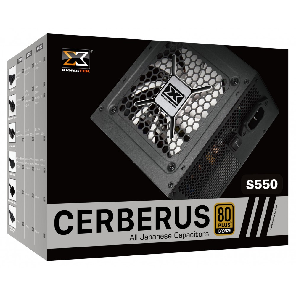 Nguồn Xigamtek Ceberus S550 - CST 550W New chính hãng