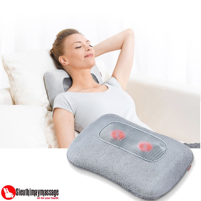 GỐI MASSAGE TRỊ LIỆU 4 BI CÓ ĐÈN HỒNG NGOẠI BEURER MG145 GIÚP BẠN THƯ GIÃN MỌI VÙNG TRÊN CƠ THỂ