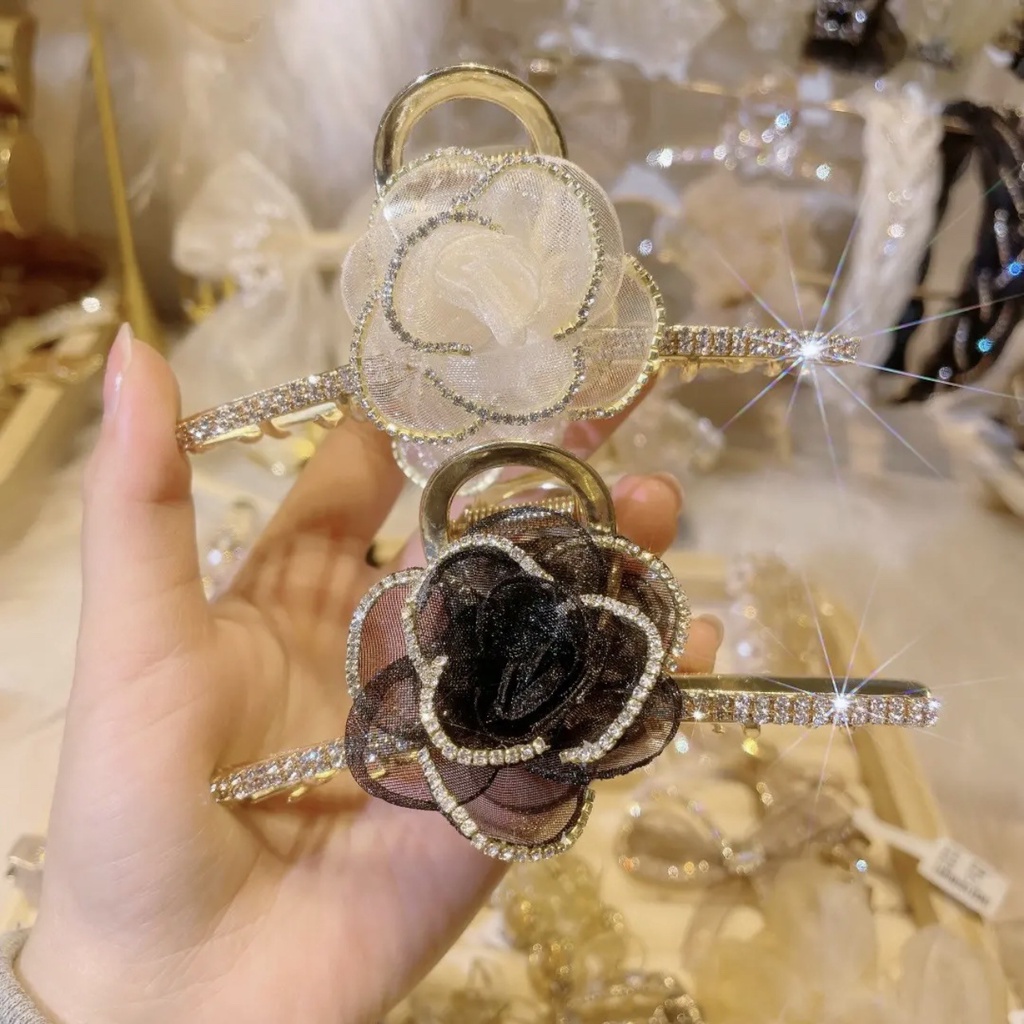 [Magpie] Kẹp Tóc Hoa Organza Phong Cách Nhật Bản Ngọt Ngào Mùa Hè Cho Nữ