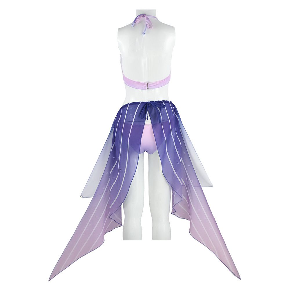Game Genshin Impact Kokomi Swimsuit Cosplay Costume Sangonomiya Kokomi Bikini Beach Bathing Suit Anime cosplay Bathing Dress