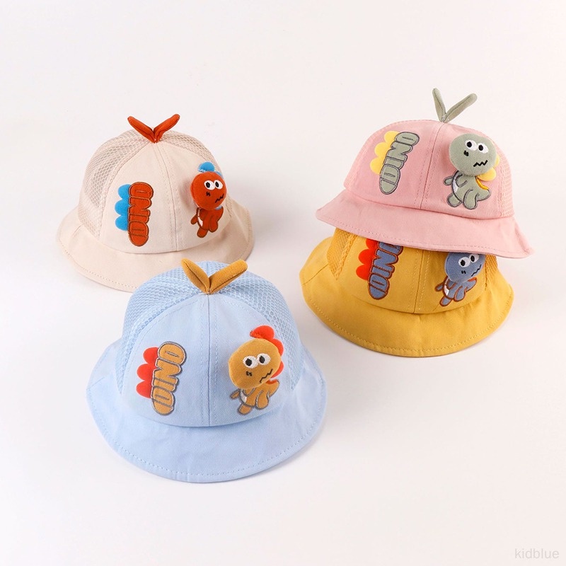 Nón Tai Bèo Phối Lưới Thoáng Khí Họa Tiết Hoạt Hình Dễ Thương Cho Bé