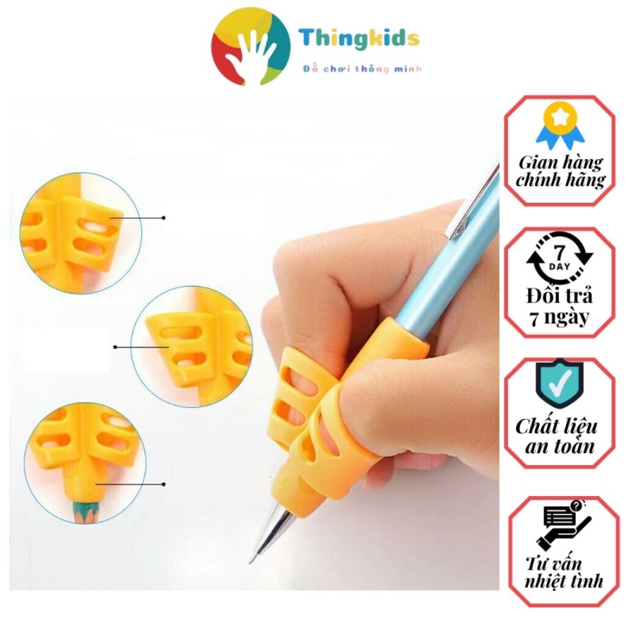 Combo 03 Đệm định vị cầm bút cho bé mới tập viết cao su cao cấp - Thingkids