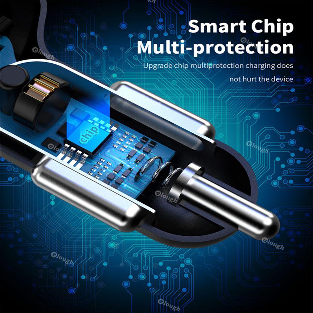 Ổ Cắm Sạc Nhanh Đa Năng Có Đèn LED Cho Xe Hơi SUYO