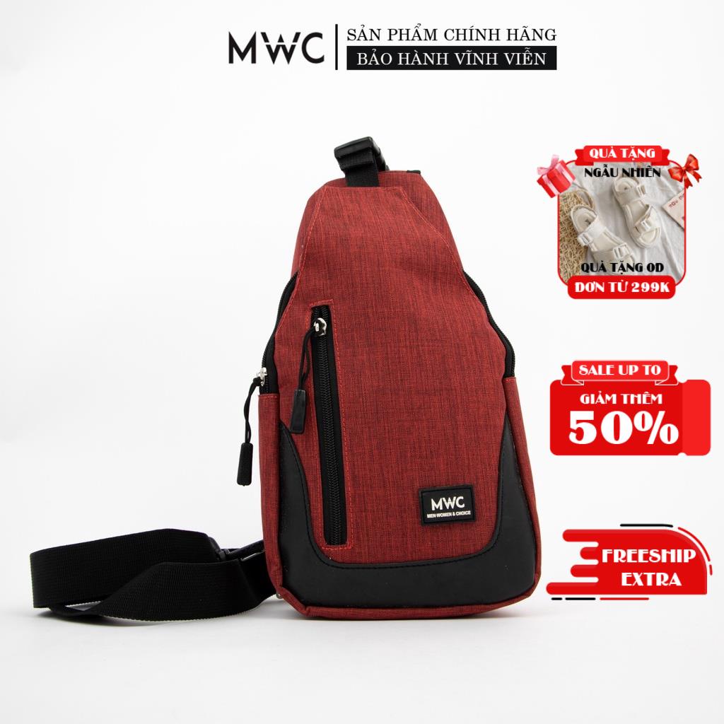 Balô Túi Đeo Chéo Streetwear MWC Kiểu Dáng Đơn Giản Dây Đeo Êm Ái- 0800