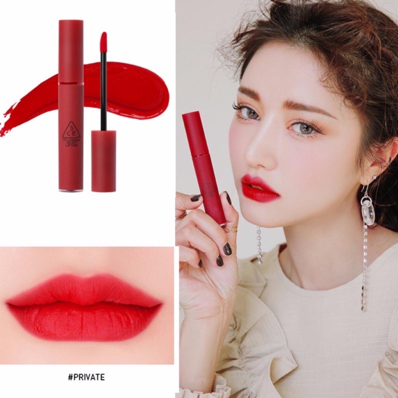 Son 3CE velvet lip tint kem lì chính hãng