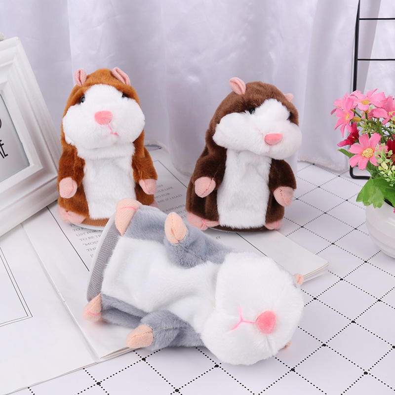 Chuột Hamster Nhồi Bông Biết Nói Vui Nhộn Cho Bé 0527