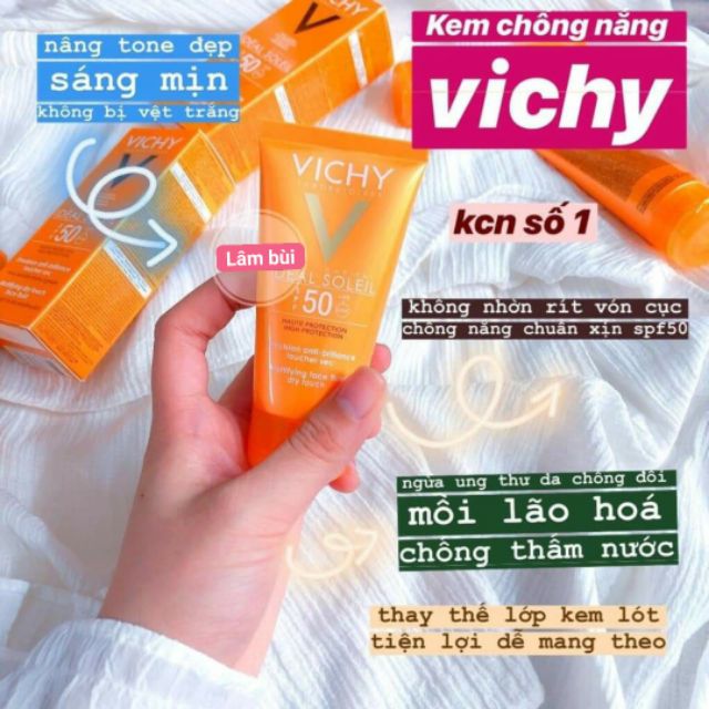 [50ml] Kem chống nắng Vichy SPF50 Soleil Emulsion