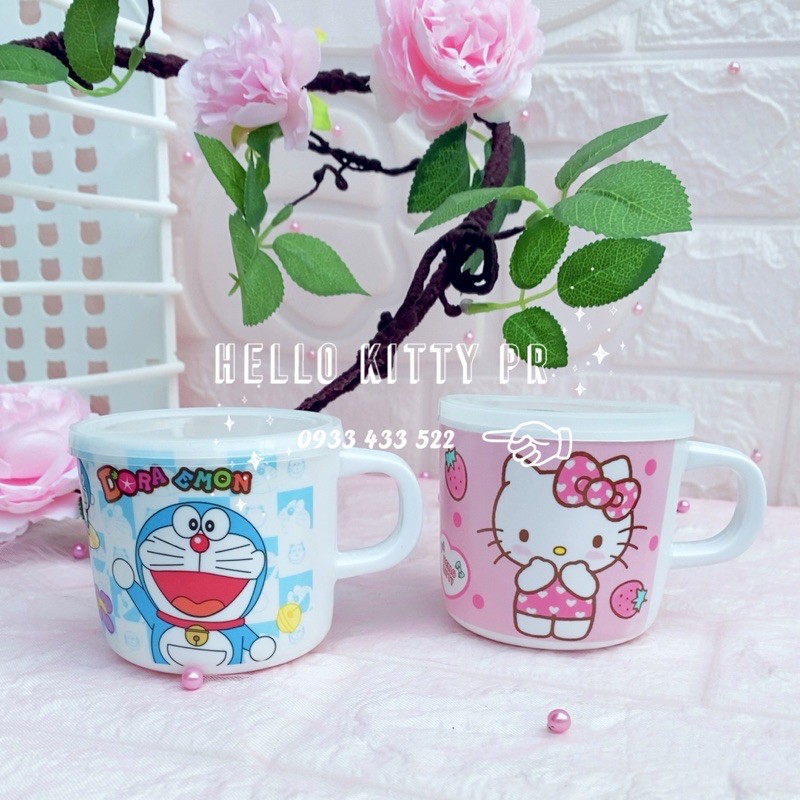 Ca ly có nắp Hello Kitty - Doremon Doraemon