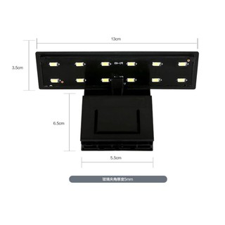Đèn led kẹp X3 thủy sinh siêu sáng cho bể cá (12 led)