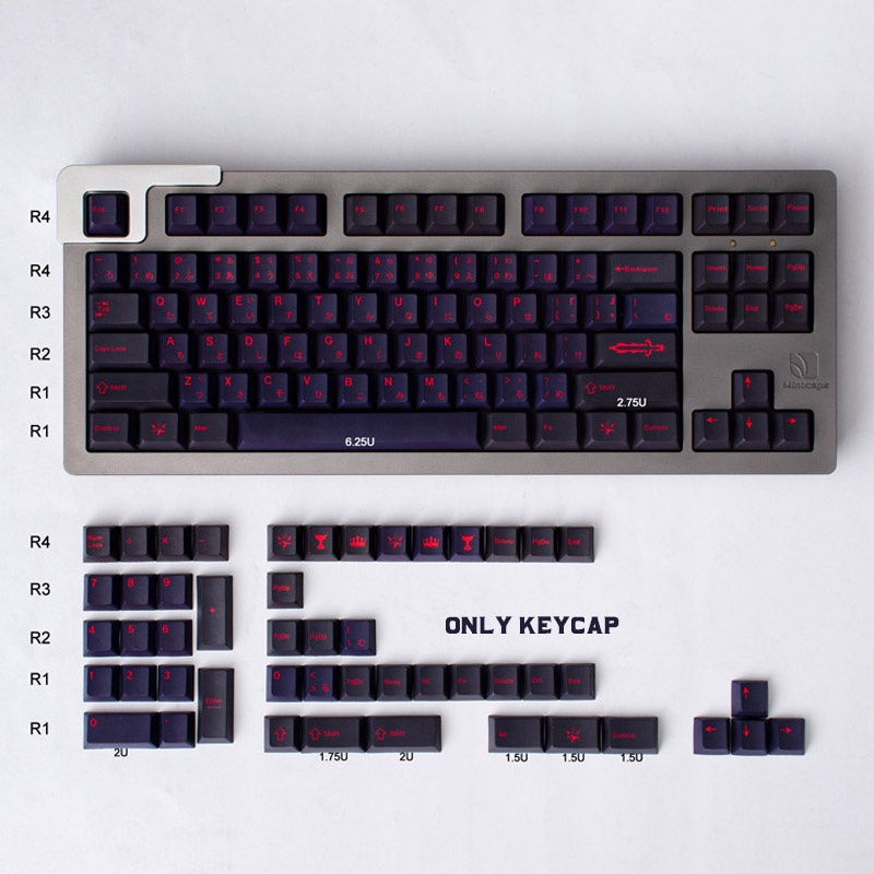 Bộ 137 Phím Bằng Nhựa PBT Cho Bàn Phím Cơ GMMK Pro GMK Copy