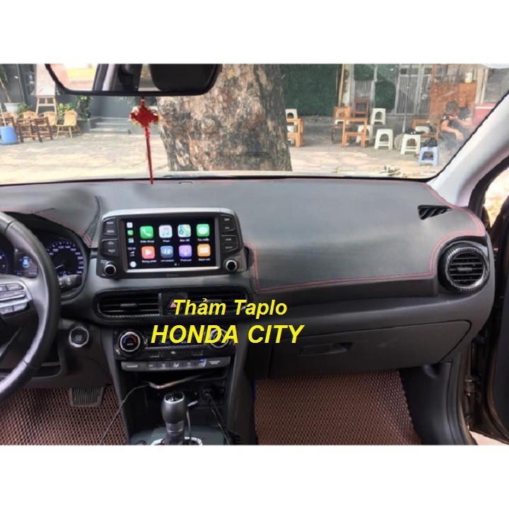 Thảm phủ taplo Honda Cty đời 2012-2019 da PU 3 lớp vân cacbon cao cấp