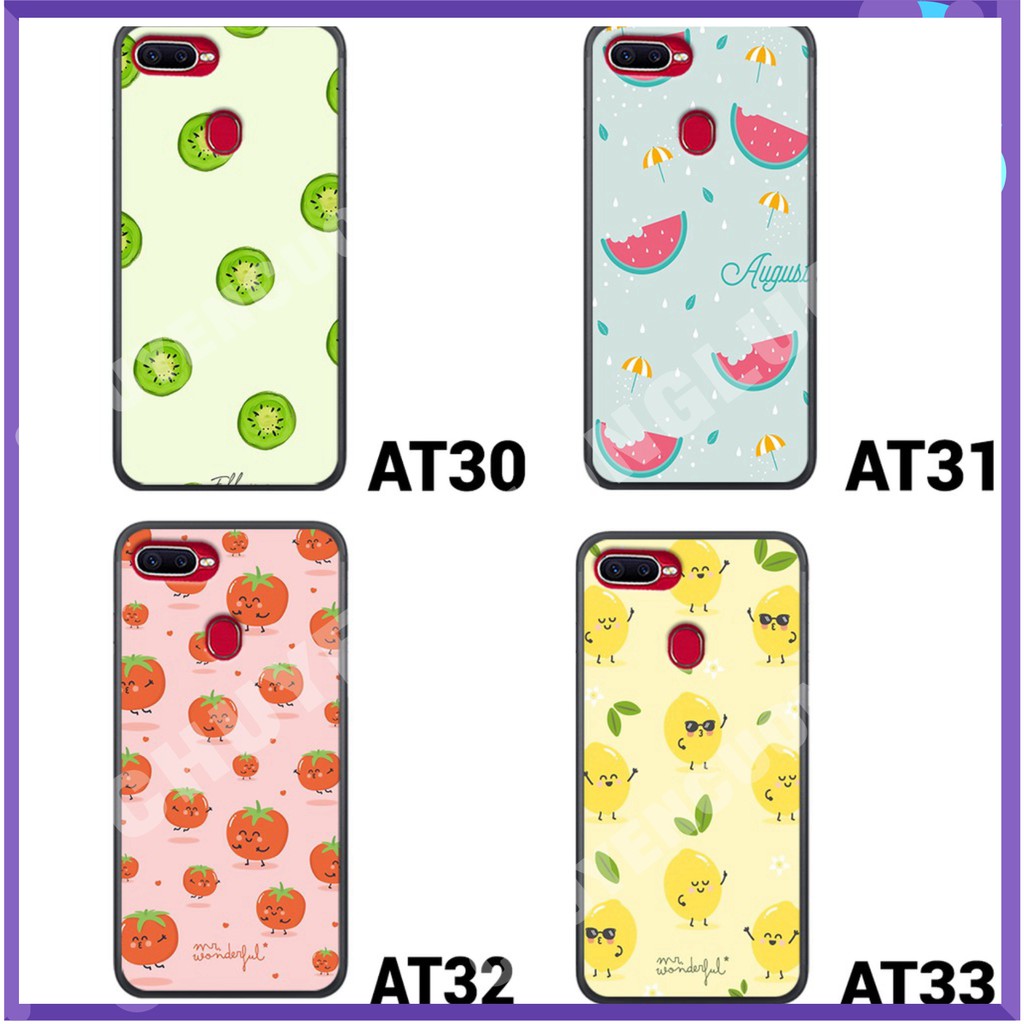[HOT] Ốp lưng OPPO A5S - F9 - A7 in hình sticker hoa quả . - CCLNB