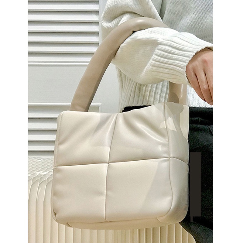 Túi xách IELGY da mềm dáng vuông đính kim cương giả thời trang cho nữ