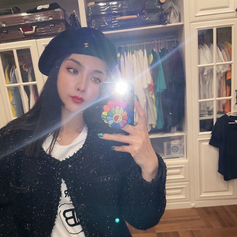 Mũ nồi dáng tròn vải mỏng dễ thương thời trang mùa thu cho nữ