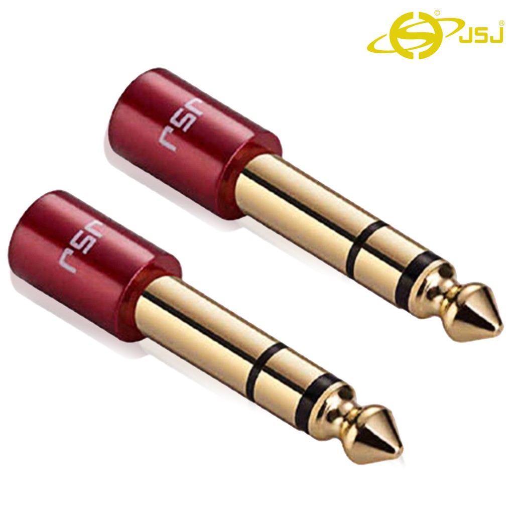 Jack chuyển đầu 3 ly (3.5mm) cái ra đầu 6 ly (6.5mm) đực JSJ T315  thiết kế tinh tế, gia công sắc sảo, đầu nối mạ vàng