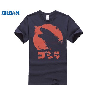 Áo thun cổ tròn tay ngắn in hình quái vật Goijra trong Godzilla trẻ trung cho nam