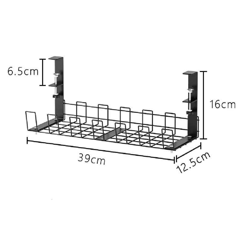 Khay Đựng Sắp Xếp Dây Cáp Dưới Bàn Tiện Dụng