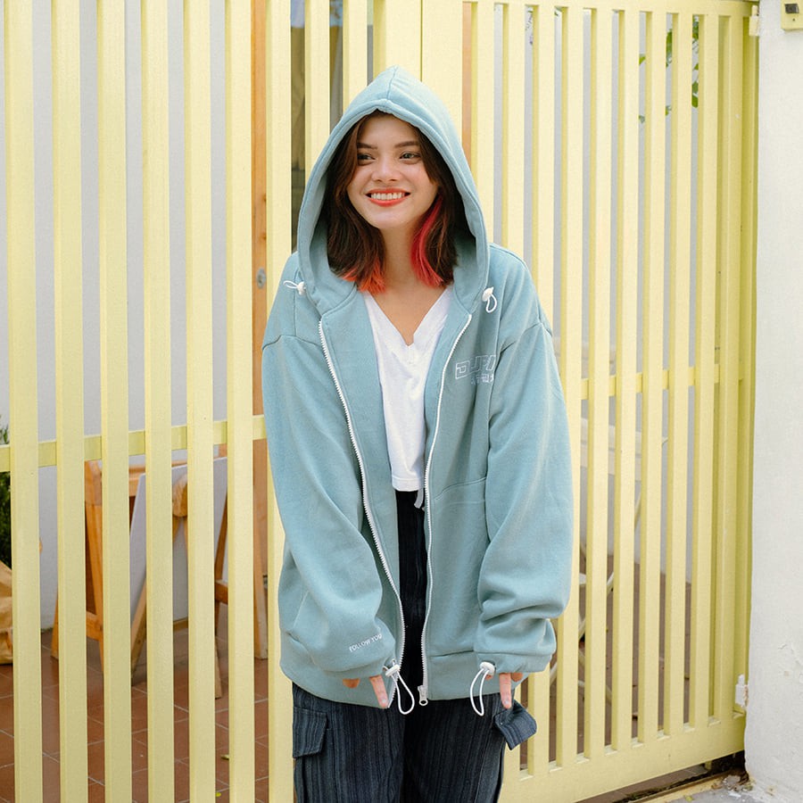 [Mã SKAMLTSM9 giảm 10% đơn 99K] Áo Khoác Hoodie ZIP DUPPO - FOLLOW YOUR DREAM | BigBuy360 - bigbuy360.vn