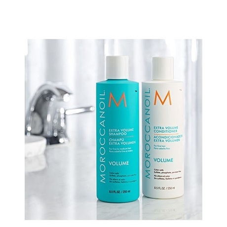 Bộ Dầu Gội Xả Tạo Phồng Moroccanoil Extra Volume Chính Hãng