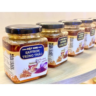 200ml Mật ong ngâm Đông Trùng Hạ Thảo mix Saffron