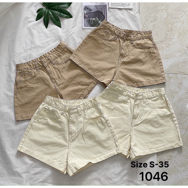 Quần Short Kaki Nữ Chất Mềm Mịn 3 Màu Size Từ S Đến 35