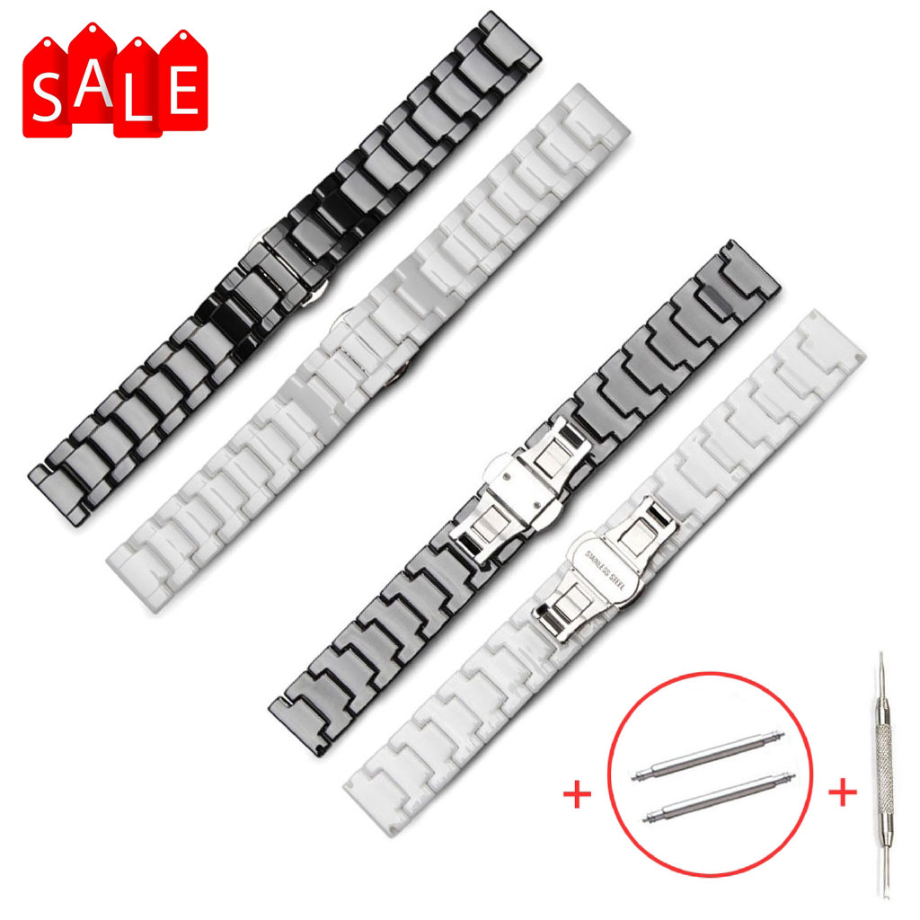 Dây đeo đồng hồ bằng sứ kích thước 14Mm 16Mm 20Mm 22Mm