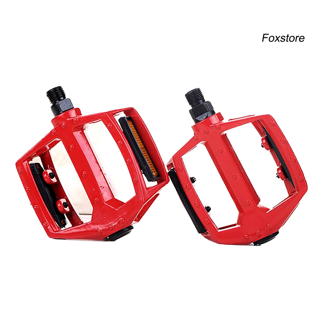 1 Cặp Pê Đan Xe Đạp Bằng Hợp Kim Nhôm Chống Trượt Có Dải Phản Quang fs-47