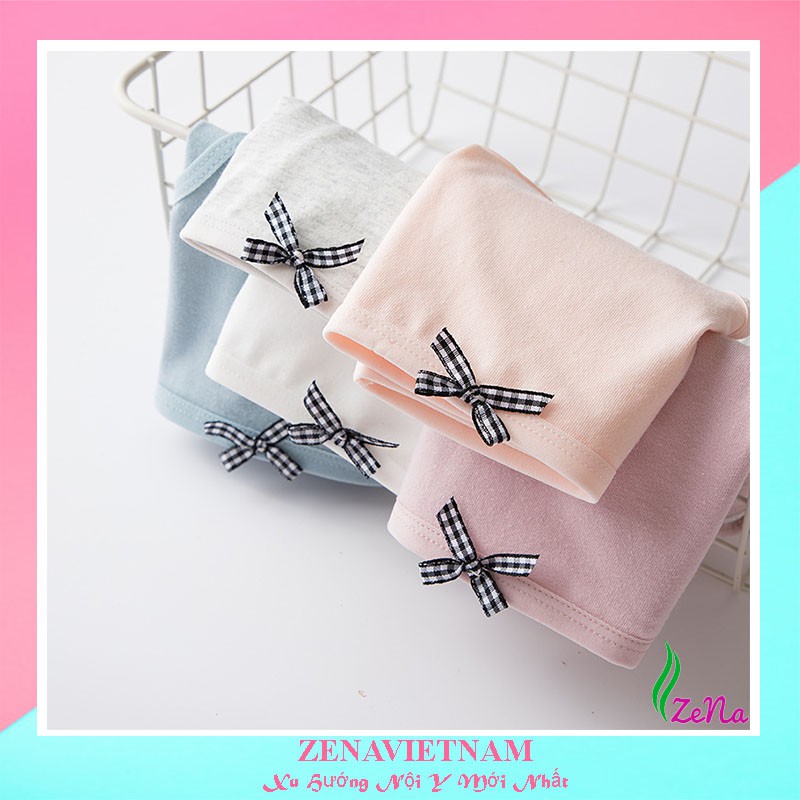 Quần Lót Cotton Phối Nơ Mềm Mại ZE029 | BigBuy360 - bigbuy360.vn