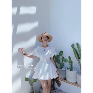 Đầm đũi đan dây lưng
