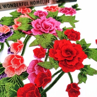 hoa thêu HOA 3D CAO CẤP ĐÍNH ÁO DÀI ,ĐẦM DẠ HỘI ,ÁO SƠ MI ĐỀU ĐẸP ( BÔNG DÀI 32CM )