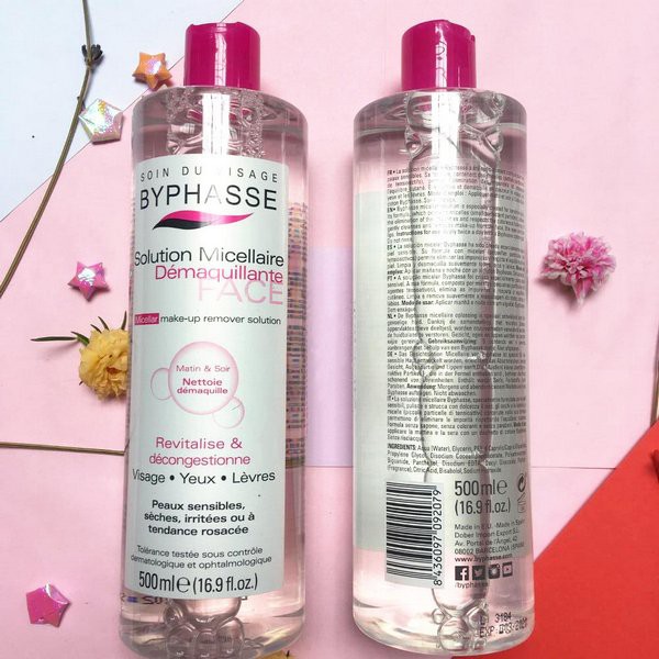 Nước tẩy trang Byphasse Solution Micellaire 500ml